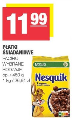 Płatki śniadaniowe Nesquik promocja w SPAR