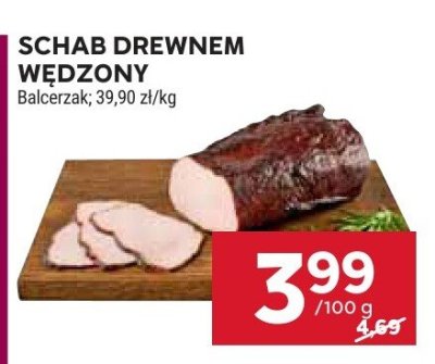 Schab drewnem wędzony balceżak promocja w Stokrotka