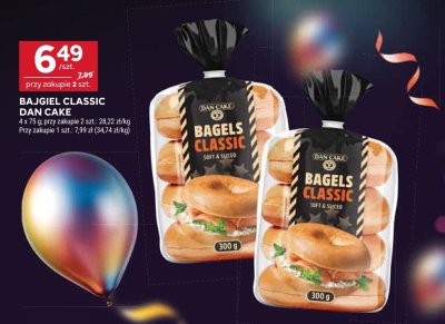 Bagels Classic Dan Cake promocja w Stokrotka