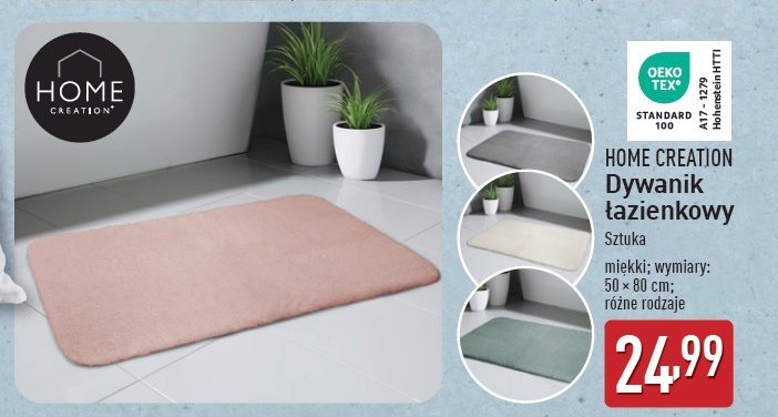Dywanik 艂azienkowy 50 x 80 cm Home creation promocja