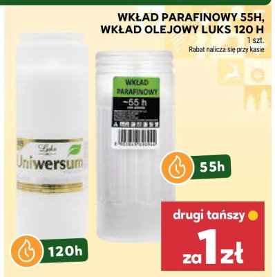 Wkład olejowy 120h Luks promocja w Stokrotka