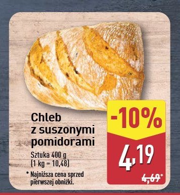 Chleb z suszonymi pomidorami promocja