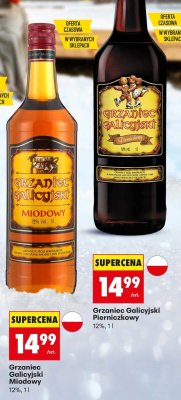 Wino Grzaniec Galicyjski Pierniczkowy promocja w Biedronka