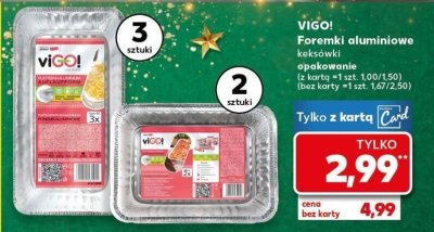 Foremki aluminiowe keksówki z kratą 2 szt.  promocja w Kaufland
