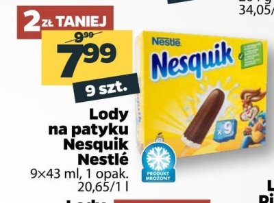 Lody Nesquik promocja
