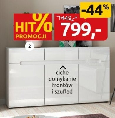 Komoda KOM3D3S/8/15 promocja w Black Red White