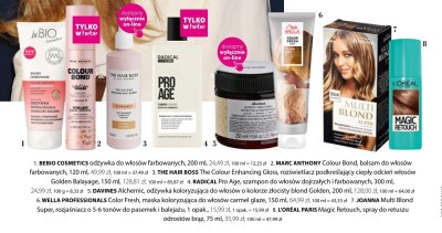 Odżywka Bebio Cosmetics do włosów farbowanych promocja w Hebe