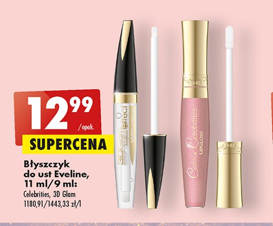 B艂yszczyk do ust EVELINE COLOUR CELEBRITIES promocja