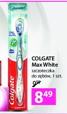 Szczoteczka do zębów miękka Colgate max white promocje