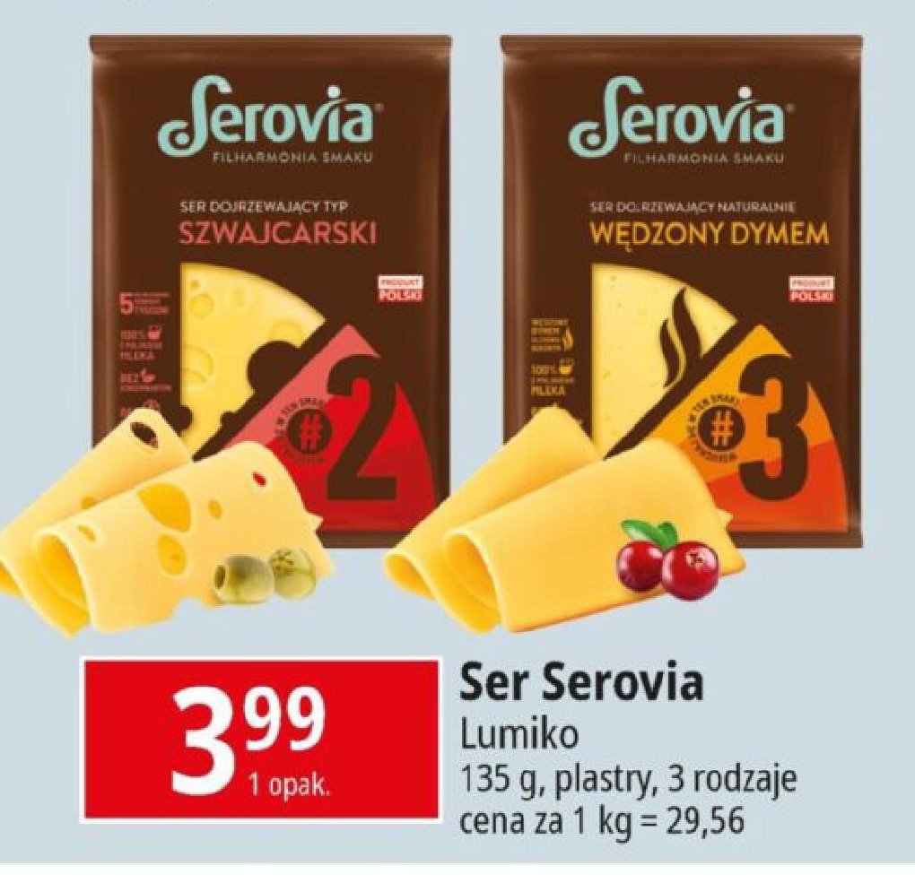 Ser wędzony dymem Serovia promocja