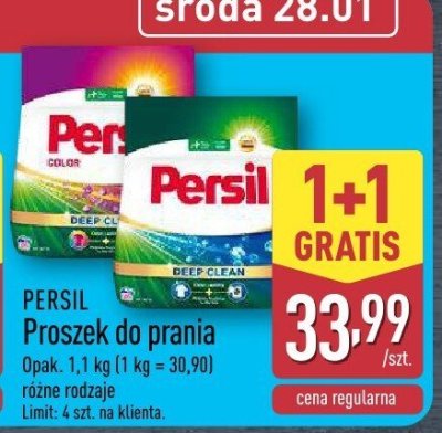 Proszek do prania różne rodzaje promocja w Aldi
