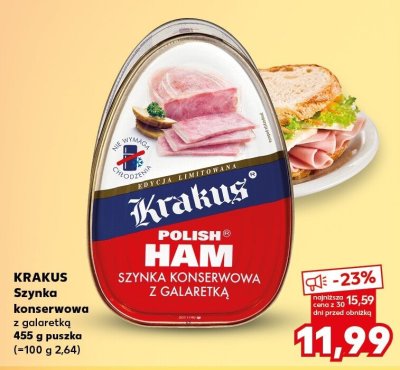 Szynka konserwowa z galaretką  promocja w Kaufland