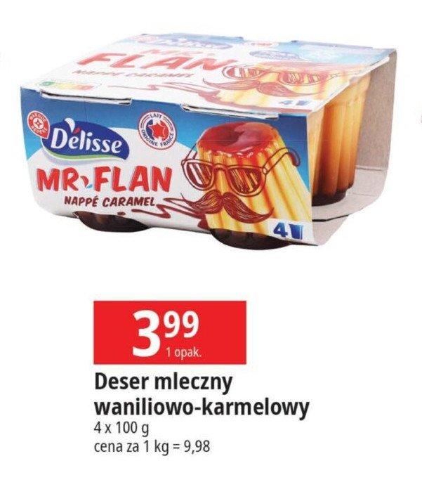 Flan carmel Wiodąca marka delisse promocja