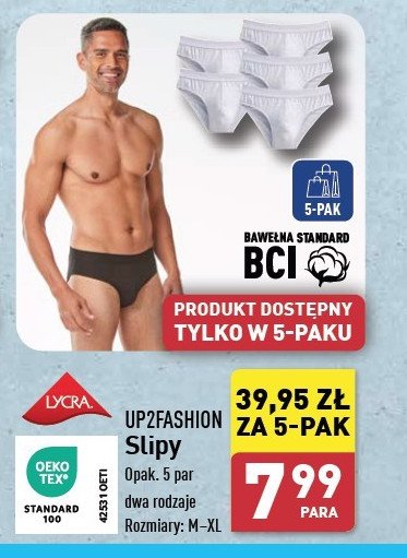 Slipy męskie m-xl Up2fashion promocja