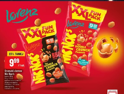 Orzeszki ziemne Nic Nac's Lorenz 250g promocja w POLOmarket