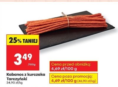 Kabanos z kurczaka  promocja w Biedronka