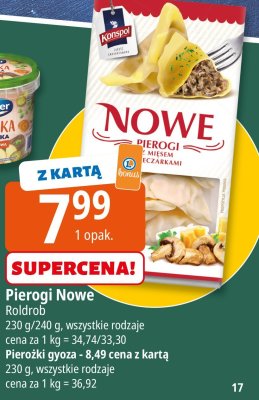 Pierogi Nowe Roldrob promocja w Leclerc