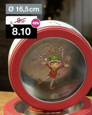 Puszki na ciasteczka z okienkiem Z metalu Ø 16,5cm promocja w Woolworth