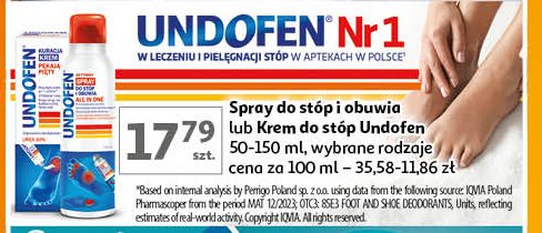 Kuracja krem na pękające pięty Undofen promocja w Auchan