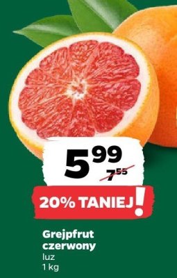 Grejpfrut czerwony promocja w Netto