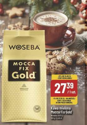 Kawa mielona Mocca Fix Gold Woseba promocja w POLOmarket
