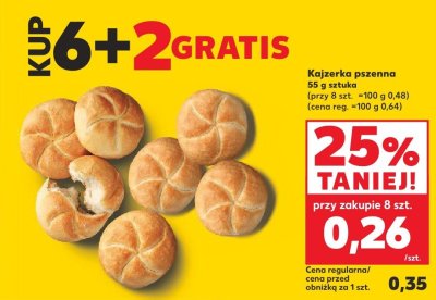Kajzerka pszenna  promocja w Kaufland