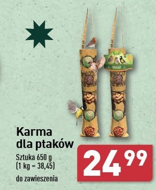 Karma dla ptaków promocja