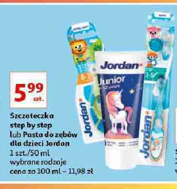 Pasta do mycia zębów dla dzieci junior 6-12 lat jednorożec Jordan promocja