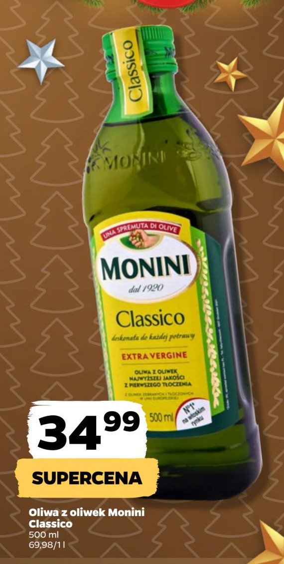 Oliwa z oliwek extra vergine classico Monini promocja w Netto