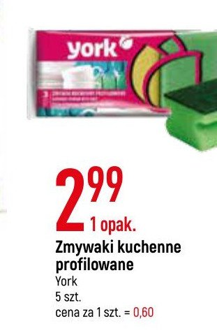 Zmywaki profilowane York promocja