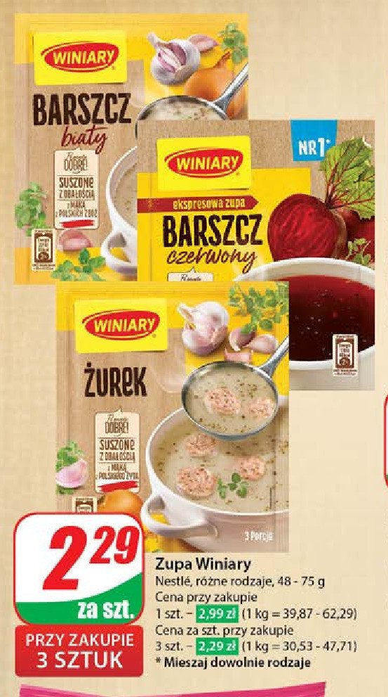Żurek Winiary promocja w Dino