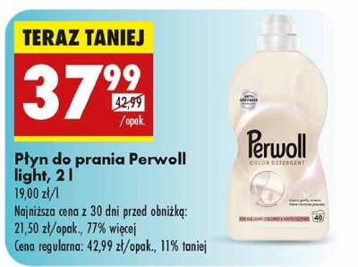 Płyn do prania light Perwoll renew color promocja