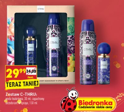 Zestaw w pude艂ku joyful revel dezodorant 150 ml + woda toaletowa 30 ml C-thru zestaw promocja