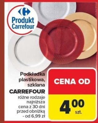 Podkładka promocja w Carrefour
