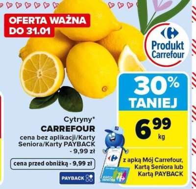 Cytryny Carrefour promocja w Carrefour
