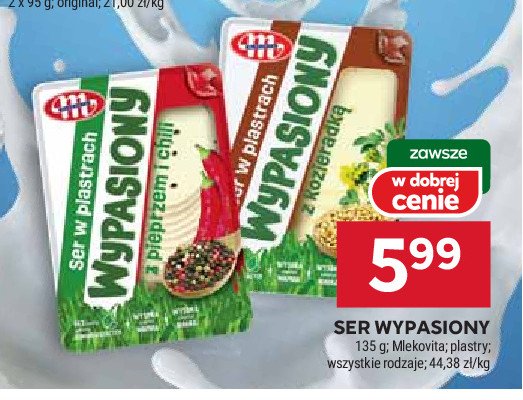 Ser z pieprzem i chilli Mlekovita wypasiony promocja