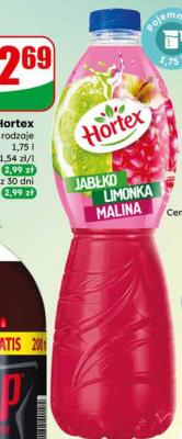 Napój niegazowany różne rodzaje 1,75 l promocja w Dino