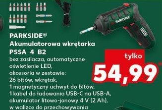 Wiertarko-wkrętarka akumulatorowa 12v pabs 12 b2 Parkside promocja w Kaufland