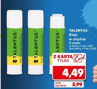 Klej w sztyfcie Talentus promocja