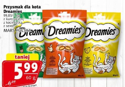 Przysmak dla kota Dreamies promocja w Prim Market