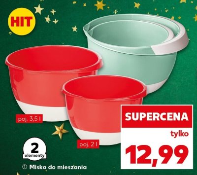 Miska do mieszania 2 elementy poj. 3,5 l promocja w Kaufland