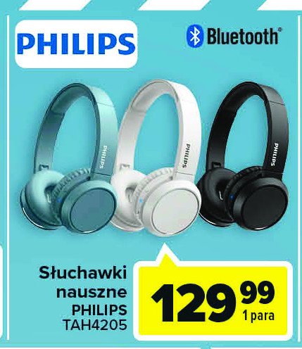 Słuchawki tah4205bk/00 czarne Philips promocja