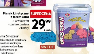 Plasek kinetyczny z foremkami promocja w Intermarche