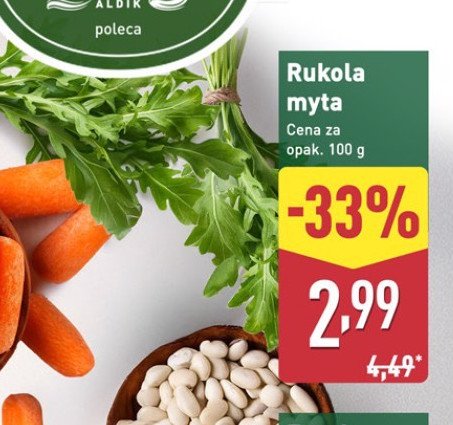 Rukola promocja w Aldi