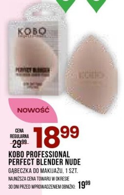 Gąbeczka Kobo Professional Perfect Blender Nude promocja w Drogerie Natura