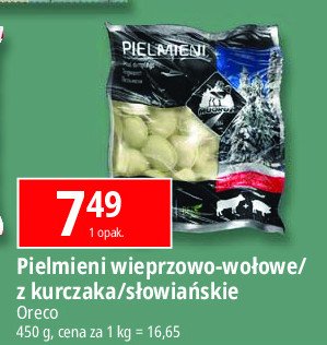 Pielmieni z kurczakiem Mooroz promocja