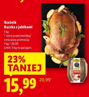 Kaczka z jabłkami  promocja w Lidl