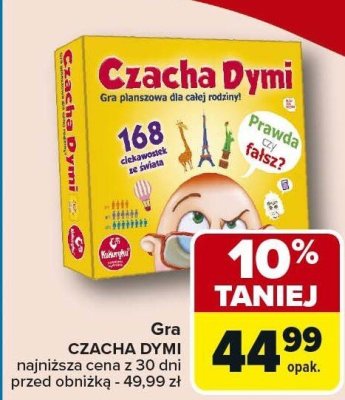 Gra CZACHA DYMI promocja w Carrefour