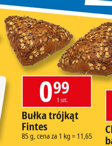 Bułka trójkąt fintes promocja