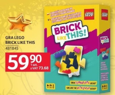 Gra Lego Brick Like This promocja w Selgros
